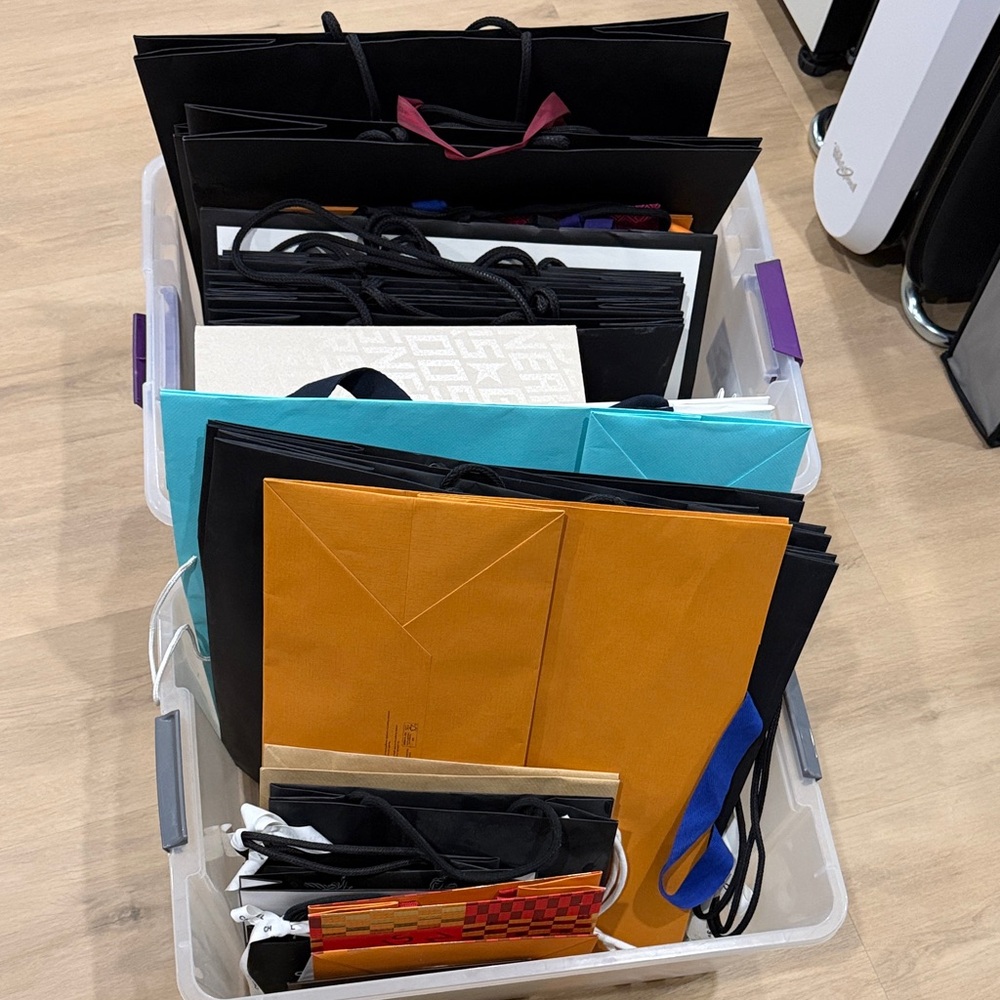 Assorted Color Gift Bags